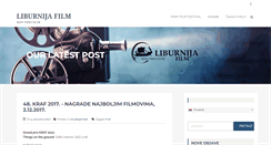 Desktop Screenshot of liburnija-film.hr